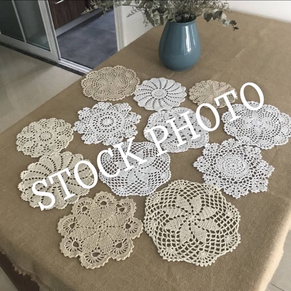 Doily Set Vintage Lot of 12 - Picture 1 of 13